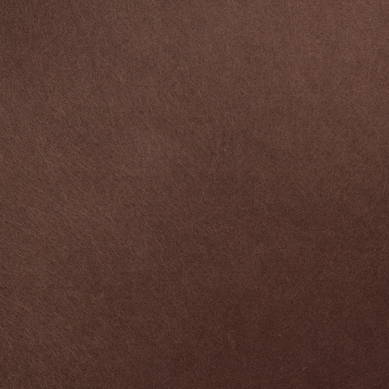 Brown felt, 30 x 30 cm, 1 mm thick
